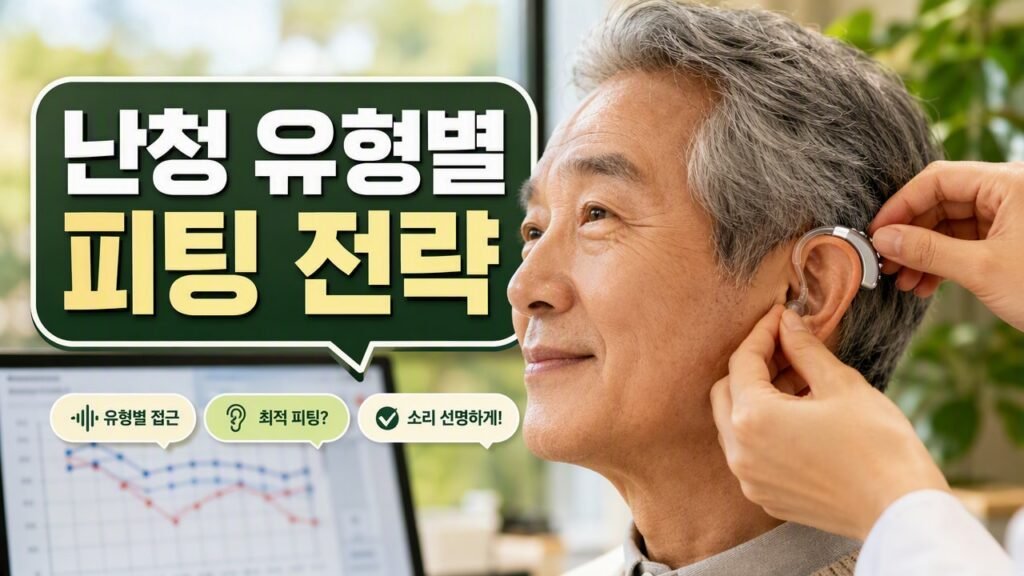 보청기 구매 전 난청 유형별로 피팅 전략이 달라지는 이유, 청력검사 결과 해석 포인트 6가지