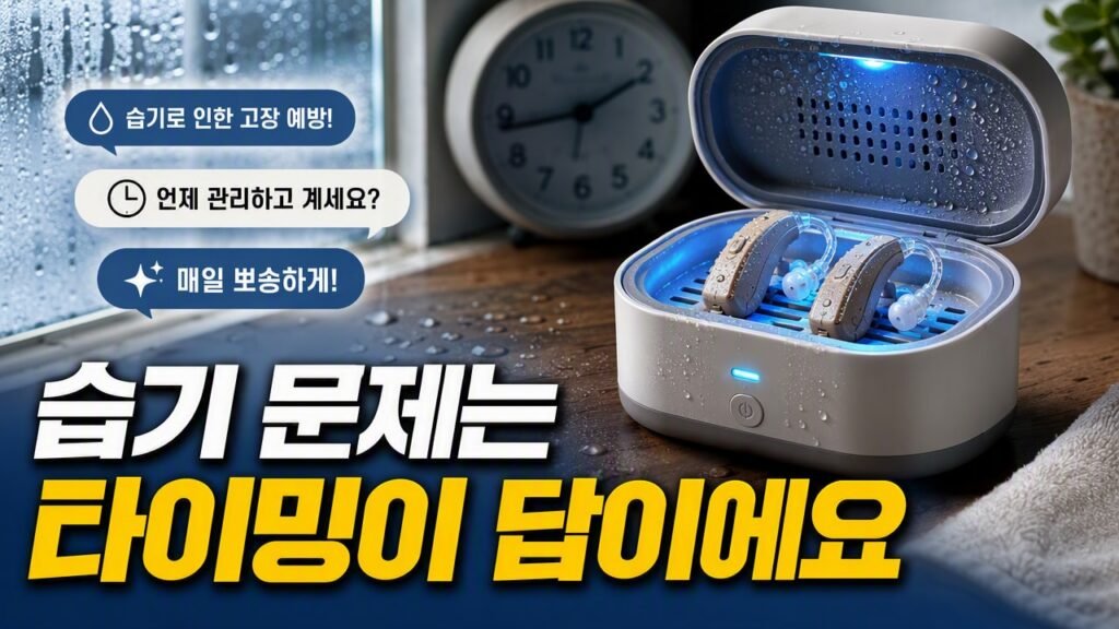 보청기 제습제 vs 정기 건조, 언제 무엇을 써야 귀지·습기 문제가 줄어들까