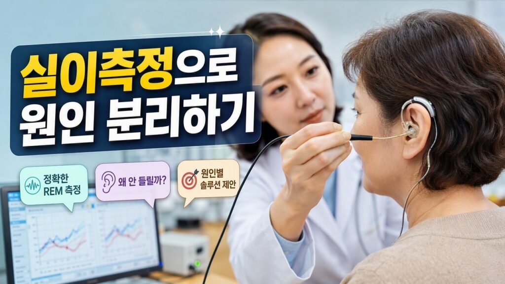 보청기 피팅 후 ‘부울림’이 생기는 경우, 마이크 방향 vs 튜브 길이 어떤 게 더 자주 원인일까