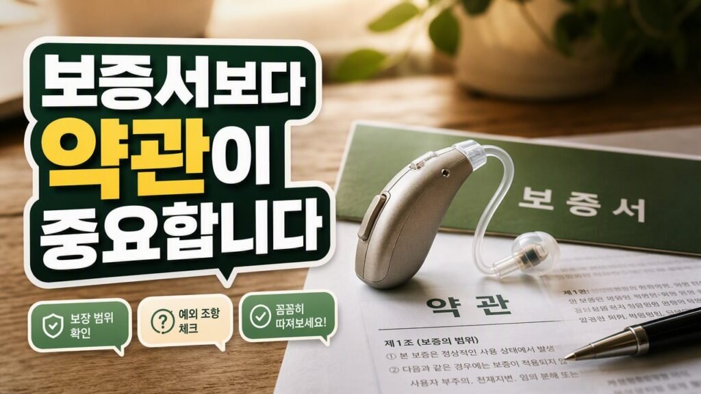 보청기 분실했을 때 보증으로 처리될까, 구입 전에 확인할 보장 범위