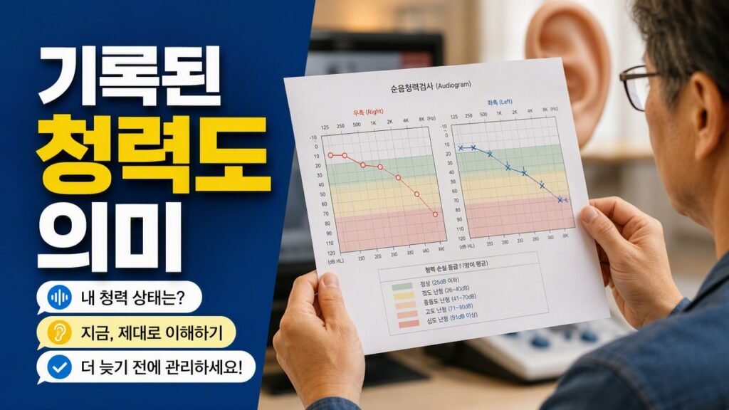 보청기 피팅 예약 전, 청력검사 결과지에 꼭 적힌 항목이 따로 있는 이유