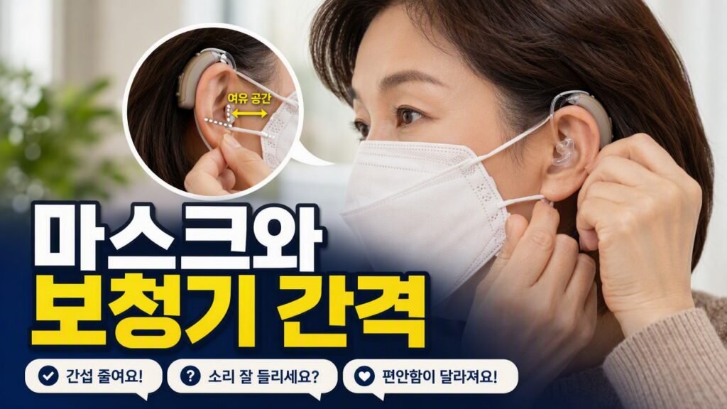 보청기 마스크 착용하면 답답해지는 이유, 착용 습관별로 달라지는 조정 포인트 4가지