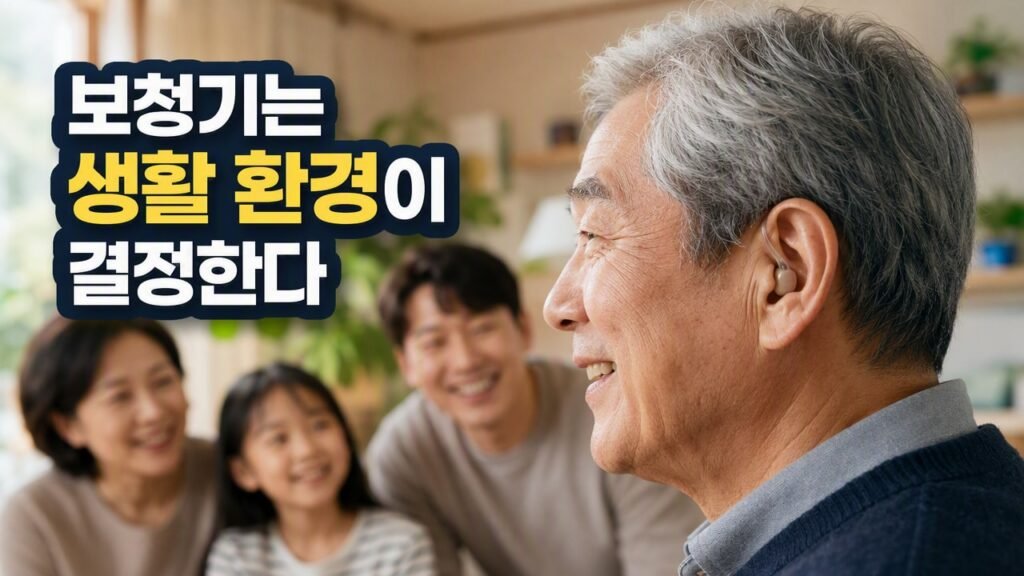 보청기 가족이 대신 골라도 될까, 생활 소음과 사용 습관에 따라 선택이 달라지는 이유