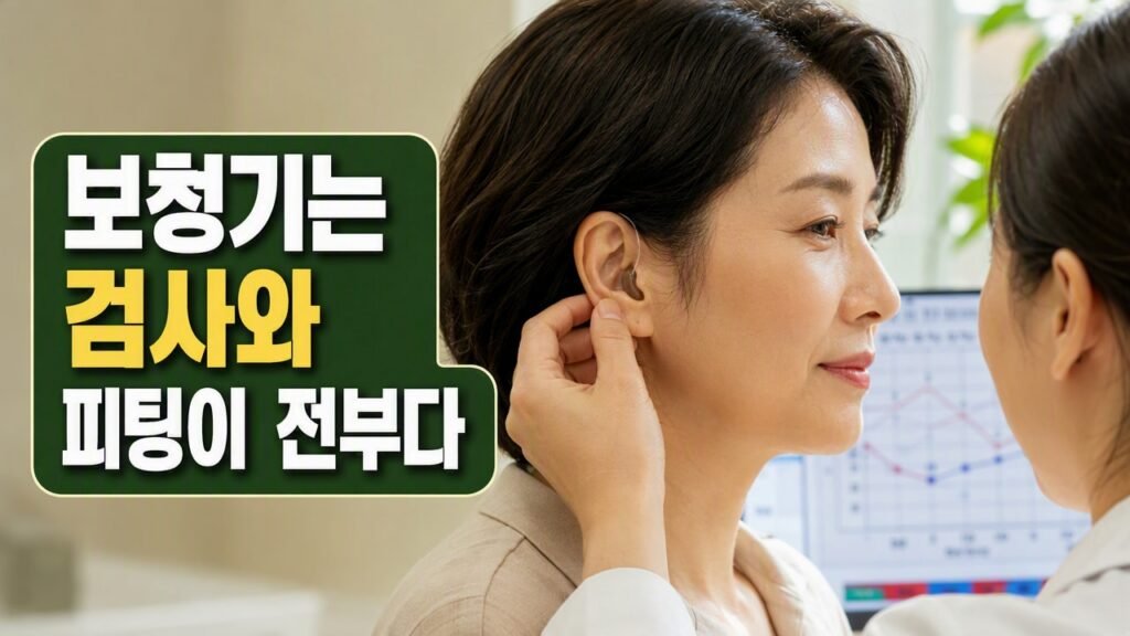 대전동구보청기 첫 상담 전 알아둘 청력검사 과정과 소리 조절 순서