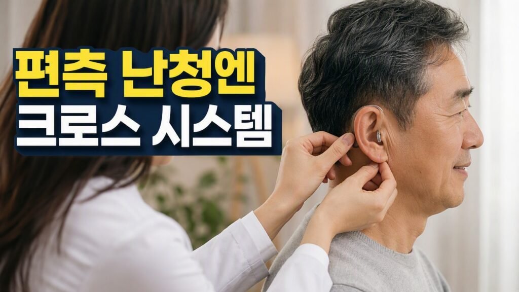 대덕구보청기 양쪽 귀 청력 차이가 심할 때 크로스 시스템을 고려하는 기준