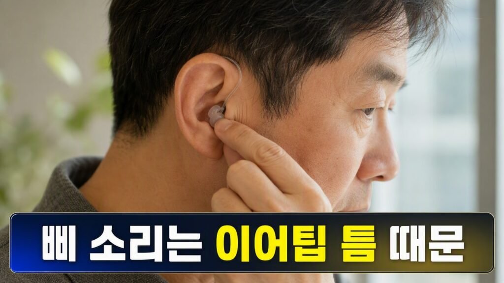 보청기 이어팁 크기가 맞지 않을 때 발생하는 하울링 피드백 대처법