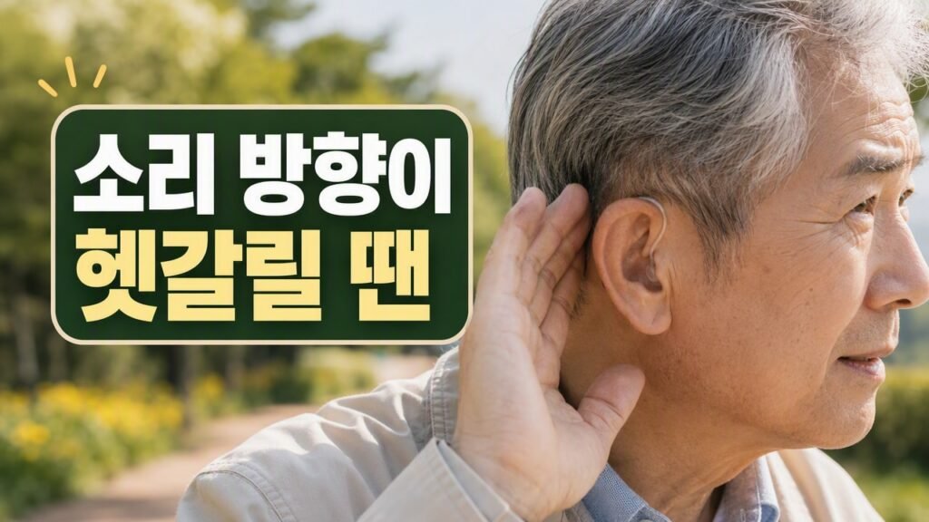 대전중구보청기 착용 후 말소리 방향 구분이 어려울 때 점검할 설정